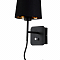 Бра Crystal Lux PABLO AP2 BLACK/BLACK-GOLD