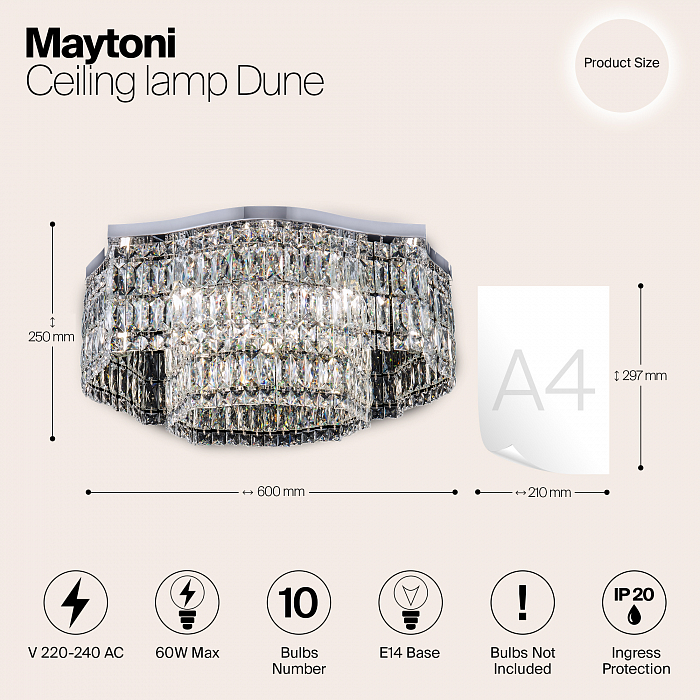 Светильник Maytoni DIA005CL-10CH