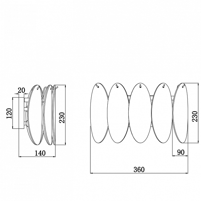 Бра Freya FR5189WL-02BS